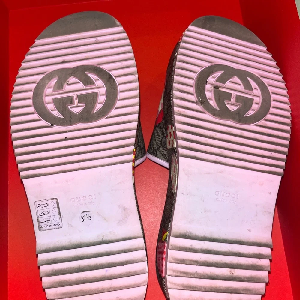 Women's Gucci Les Pommes sandal 37 1/2 - Picture 6 of 9